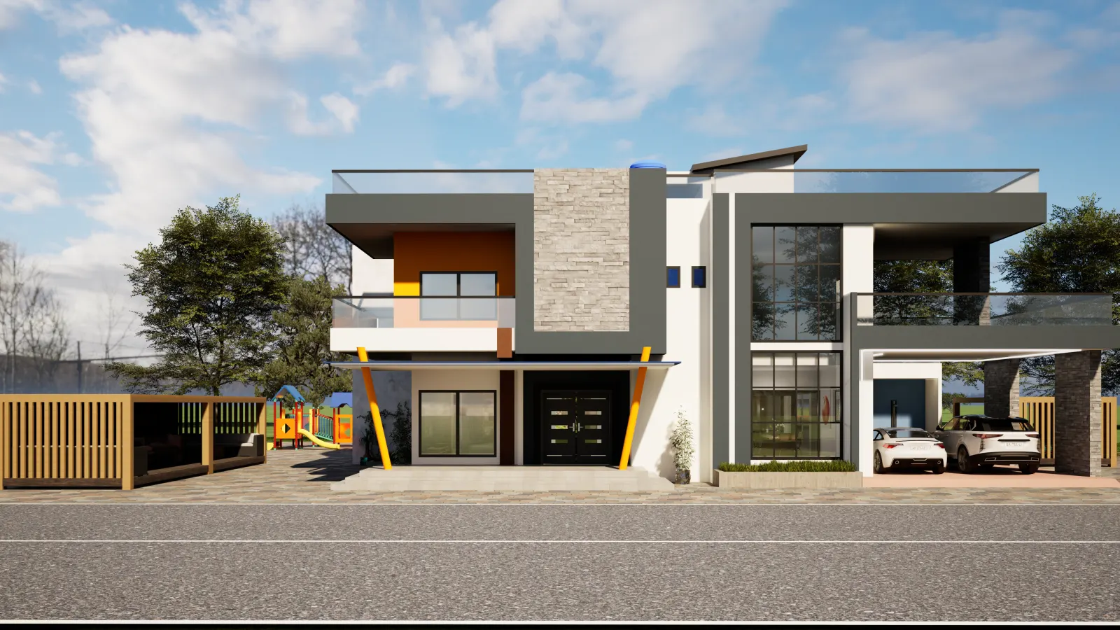 VILLA R+1 A KEROU NORD DU BENIN — KEROU